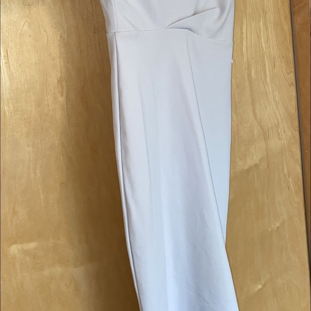 ALEXIA ADMOR Olivia Draped One-shoulder Dress In Sky Blue - Picture 13 of 13